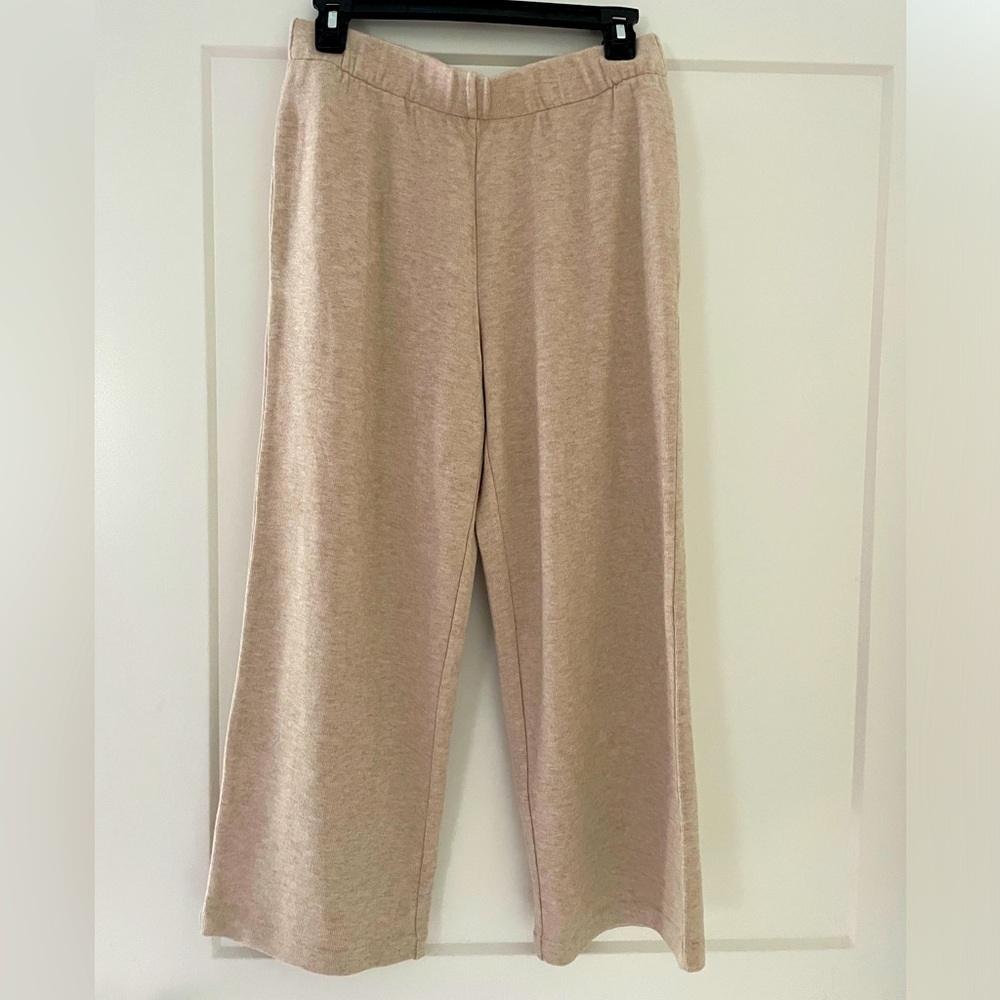 NWT Vince knit cropped wide leg pant- size M